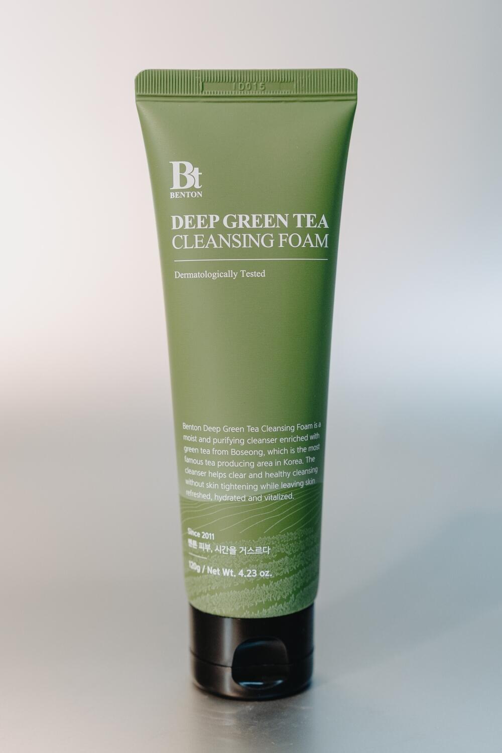 Benton Deep Green Tea Cleansing Foam 120ml