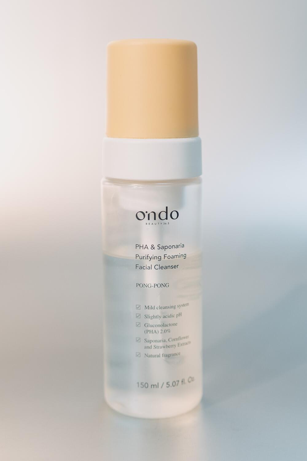 Ondo Beauty 36.5 Pha & Saponaria Purifying Foaming Cleanser 150ml